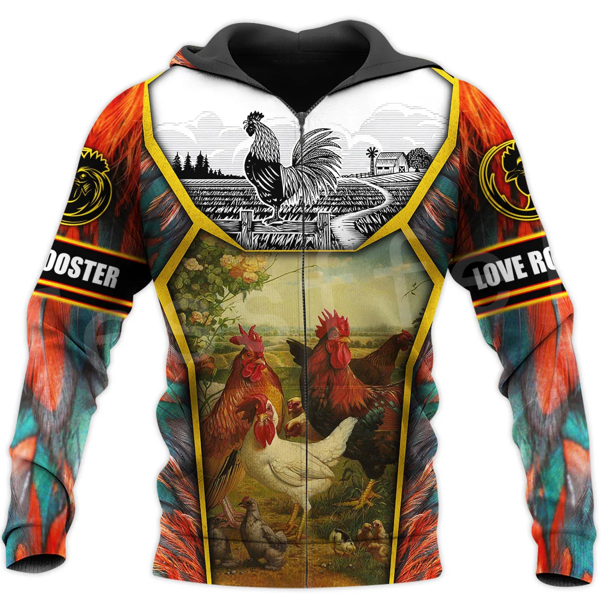 Tessffel Animal Symbol Chicken Rooster Funny Crewneck Tracksuit Pullover Long Sleeve 3DPrint Zip/Hoodies/Sweatshirts/Jacket D-4
Tessffel Animal Symbol Chicken Rooster Funny Crewneck Tracksuit Pullover Long Sleeve 3DPrint Zip/Hoodies/Sweatshirts/Jacket D-4