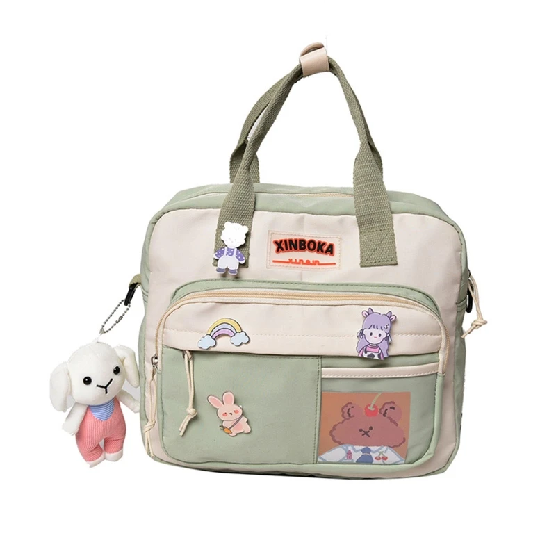 Backpack with Plush Pendant Girls Japanese Schoolbag Cute Kawaii Daypack for School JK Uniform Handbags Casual Rucksack
Backpack with Plush Pendant Girls Japanese Schoolbag Cute Kawaii Daypack for School JK Uniform Handbags Casual Rucksack