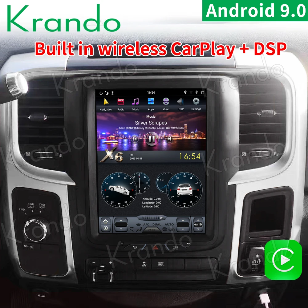 Автомобильный радиоприемник с вертикальным экраном Krando, Android 9,0, 10,4 дюйма, для Dodge Ram 1500, 2014-2018, автомобильный мультимедийный плеер с GPS, беспро...
Автомобильный радиоприемник с вертикальным экраном Krando, Android 9,0, 10,4 дюйма, для Dodge Ram 1500, 2014-2018, автомобильный мультимедийный плеер с GPS, беспро...