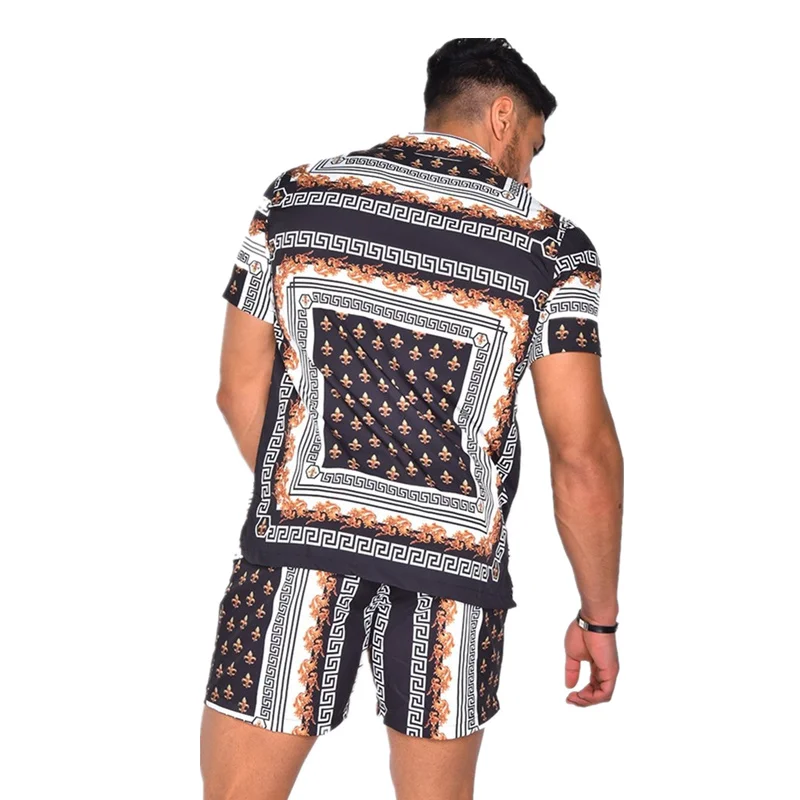 Summer Men Fashion Sets Hawaiian Short Sleeve Casual Shirts Breathable Shorts Beach Male Suits 2 Pieces Streetwear S-3XL
Summer Men Fashion Sets Hawaiian Short Sleeve Casual Shirts Breathable Shorts Beach Male Suits 2 Pieces Streetwear S-3XL