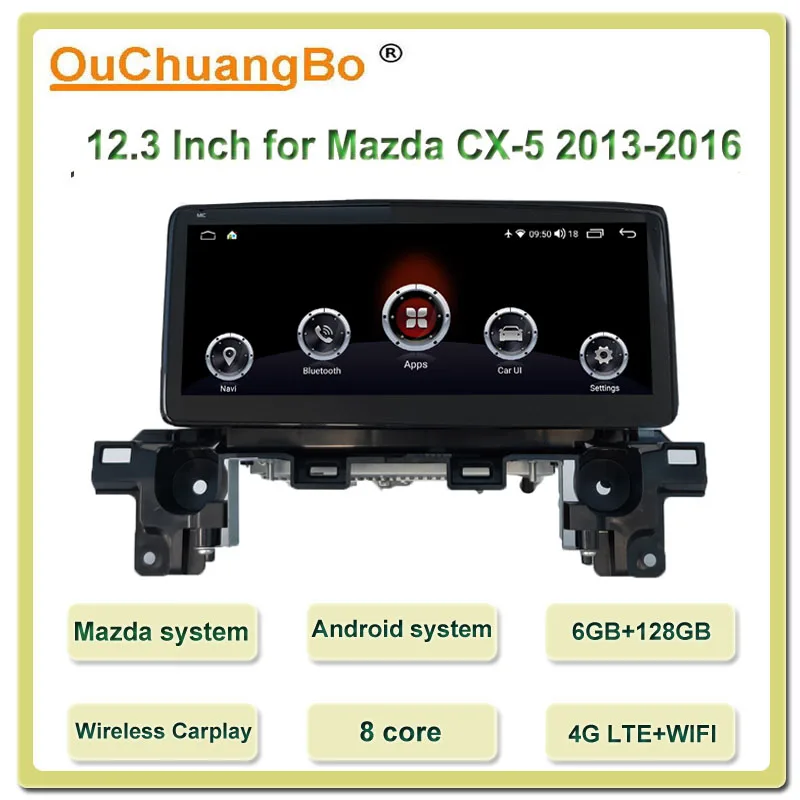 Ouchuangbo 4G автомобильное радио GPS головное устройство для 12,3 дюймов Mazda CX-5 2013-2016 видеоплеер беспроводной Carplay 6 ГБ 128 ГБ Android 11 OS
Ouchuangbo 4G автомобильное радио GPS головное устройство для 12,3 дюймов Mazda CX-5 2013-2016 видеоплеер беспроводной Carplay 6 ГБ 128 ГБ Android 11 OS