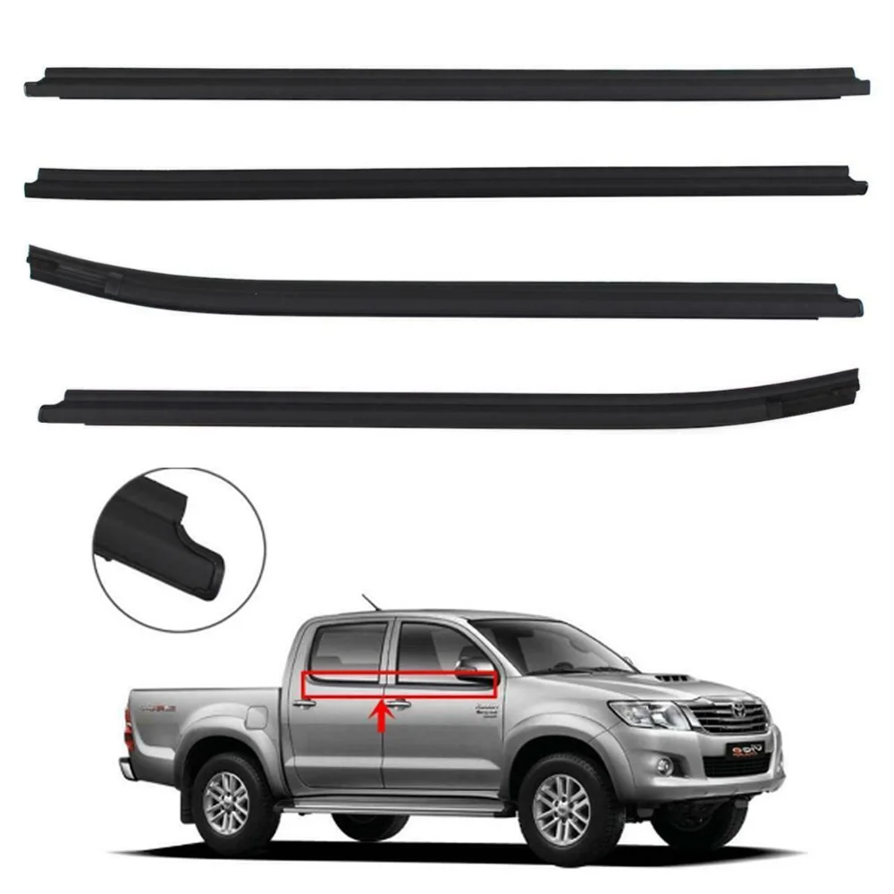 Для Toyota HILUX Vigo 2005 15 пикап KUN26 KUN36 MK6 Погодная полоса резиновое уплотнение внешнее