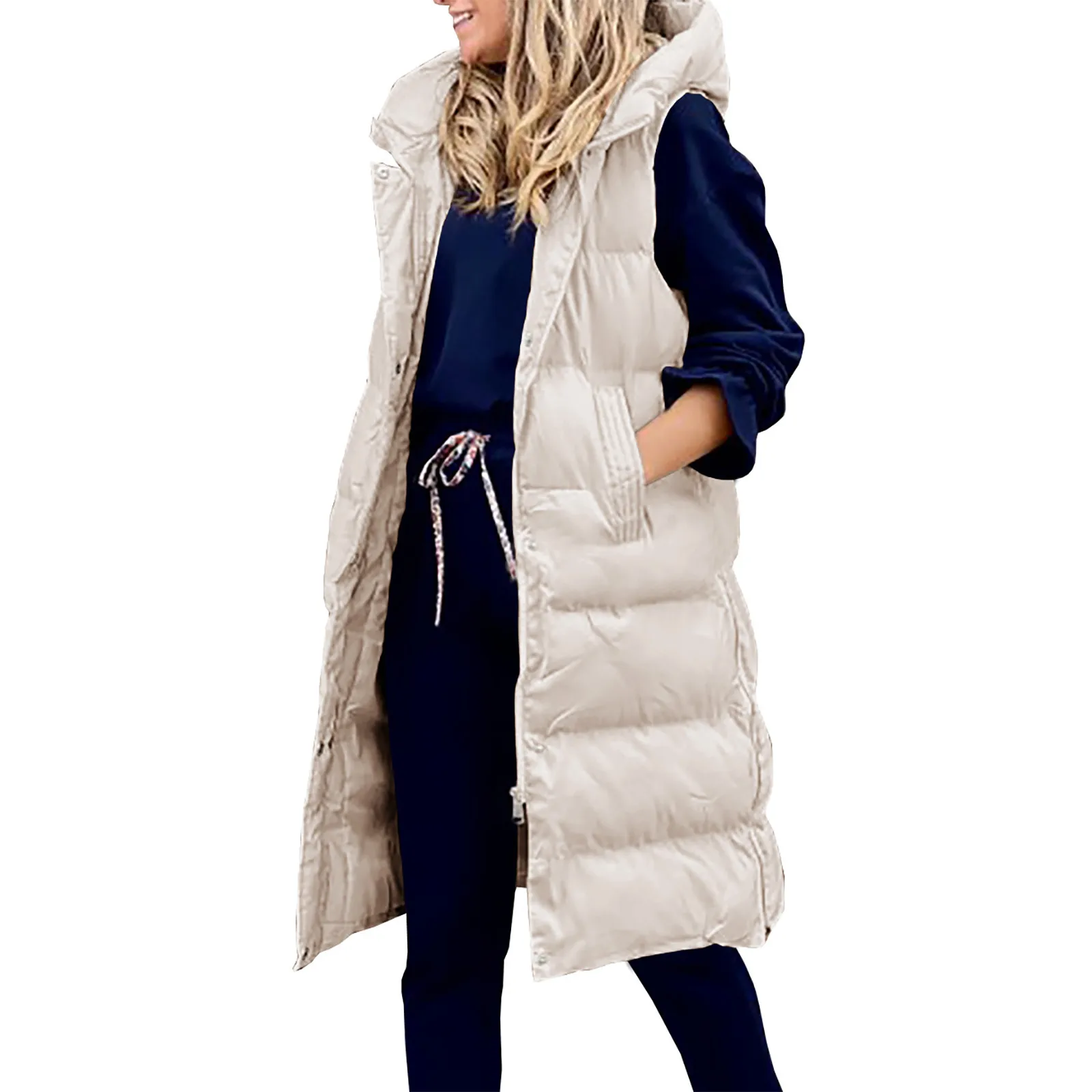 New 2021 Fashion Slim Fit Long Vest Women Thicken Cotton Padded Women Winter Vest Sleeveless Jacket Women Waistcoat
New 2021 Fashion Slim Fit Long Vest Women Thicken Cotton Padded Women Winter Vest Sleeveless Jacket Women Waistcoat