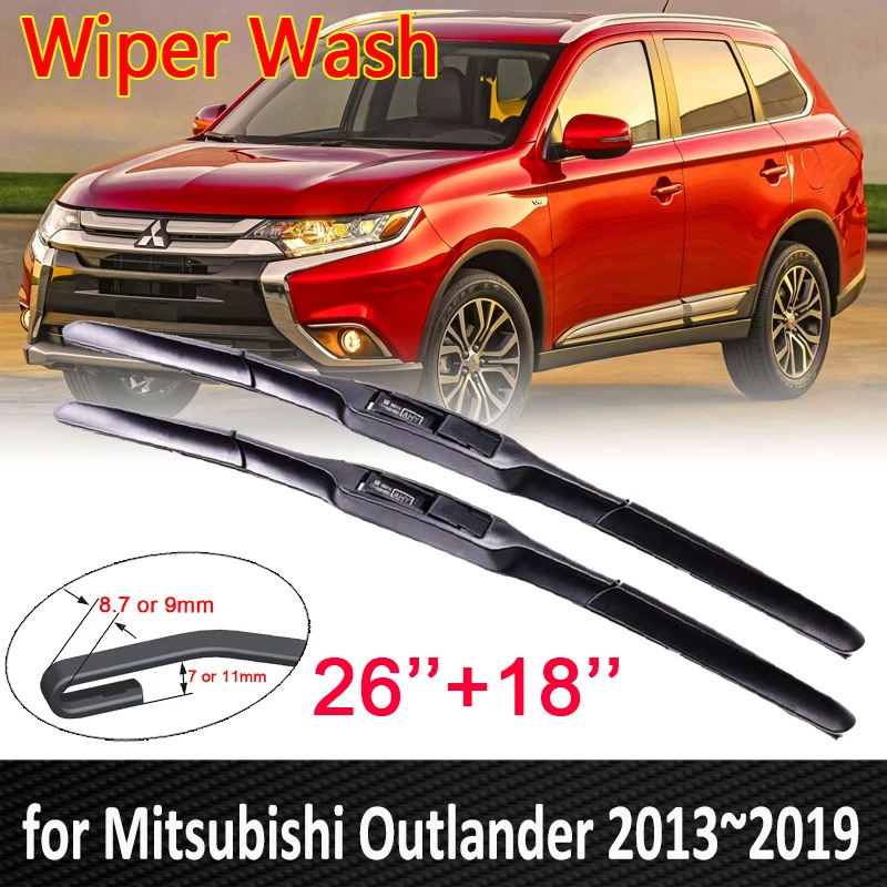 Car Wiper Blade Windshield for Mitsubishi Outlander 2013 2014 2015 2016 2017 2018 2019 3rd Gen Windscreen Wipers Car Goods
Car Wiper Blade Windshield for Mitsubishi Outlander 2013 2014 2015 2016 2017 2018 2019 3rd Gen Windscreen Wipers Car Goods