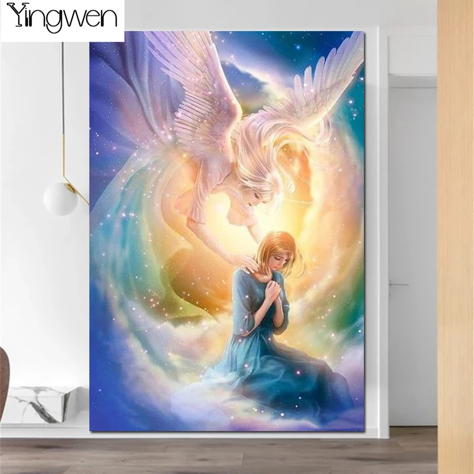 5D DIY Diamond Painting Full Diamond Embroidery Holy Light Angel Mosaic Cross Stitch Kits Furniture Fantasy Home Decoration Gift
5D DIY Diamond Painting Full Diamond Embroidery Holy Light Angel Mosaic Cross Stitch Kits Furniture Fantasy Home Decoration Gift