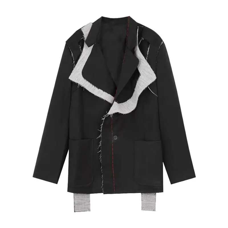 XITAO Patchwork Tassel Casual Blazer Women Hit Color Tide Fashion New Style Notched Collar Long Sleeve Pocket Minority ZY3765
XITAO Patchwork Tassel Casual Blazer Women Hit Color Tide Fashion New Style Notched Collar Long Sleeve Pocket Minority ZY3765