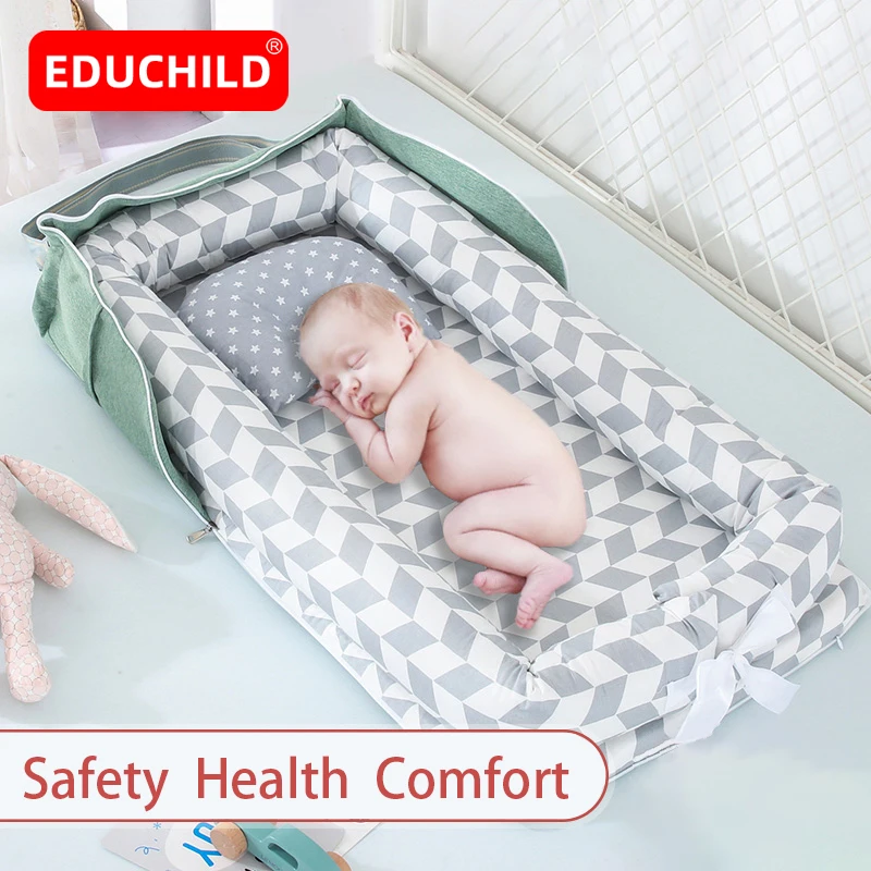 Портативная детская кроватка Educhild, складная кроватка из искусственного хлопка, моющаяся кроватка для новорожденных, бионическая кроватка, ...
Портативная детская кроватка Educhild, складная кроватка из искусственного хлопка, моющаяся кроватка для новорожденных, бионическая кроватка, ...