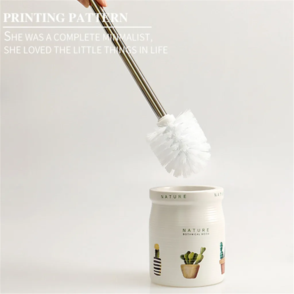 Creative Printing Bathroom Toilet Brush with Stainless Steel Long Handle Ergonomic
Creative Printing Bathroom Toilet Brush with Stainless Steel Long Handle Ergonomic