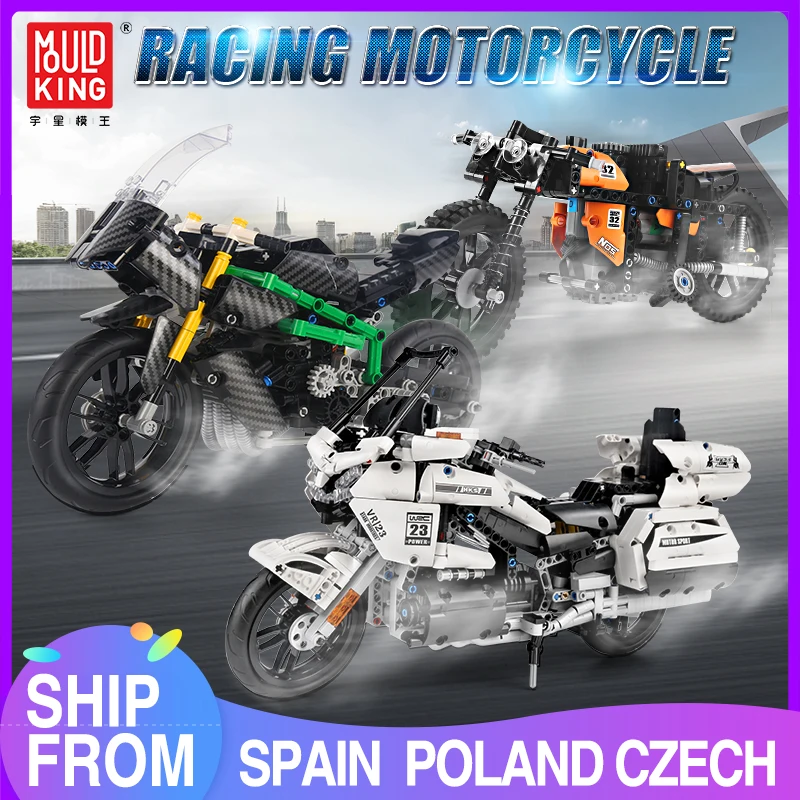 MOULD KING Technical Super Racing Motorcycle Model Building Blocks Motorbike Bricks Educational Toys For Kids Christmas Gifts
MOULD KING Technical Super Racing Motorcycle Model Building Blocks Motorbike Bricks Educational Toys For Kids Christmas Gifts