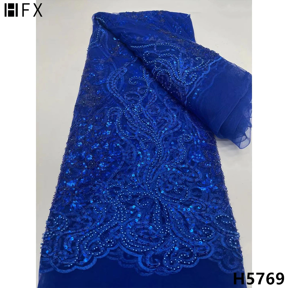 HFX African Lace Fabric 2021 High Quality Lace Sequins French Net Lace Tulle Mesh Fabrics Purple Lace beads Wedding Fabric H5769
HFX African Lace Fabric 2021 High Quality Lace Sequins French Net Lace Tulle Mesh Fabrics Purple Lace beads Wedding Fabric H5769