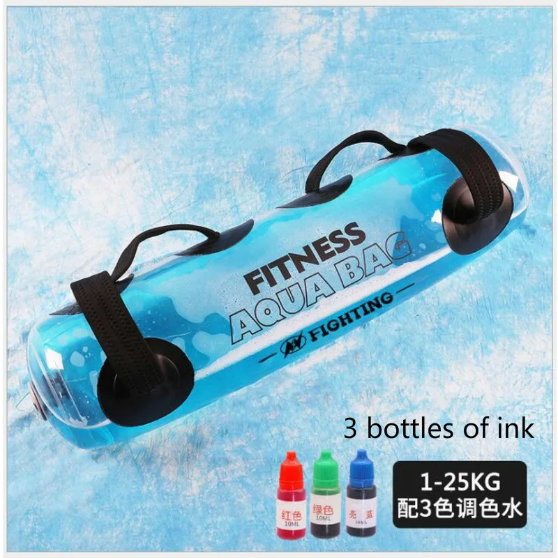 

Yoga Weight-Bearing Aqua Water Bag Exercise Sandbag Gym Fitness Training Workout for Effective Working-out Accessories