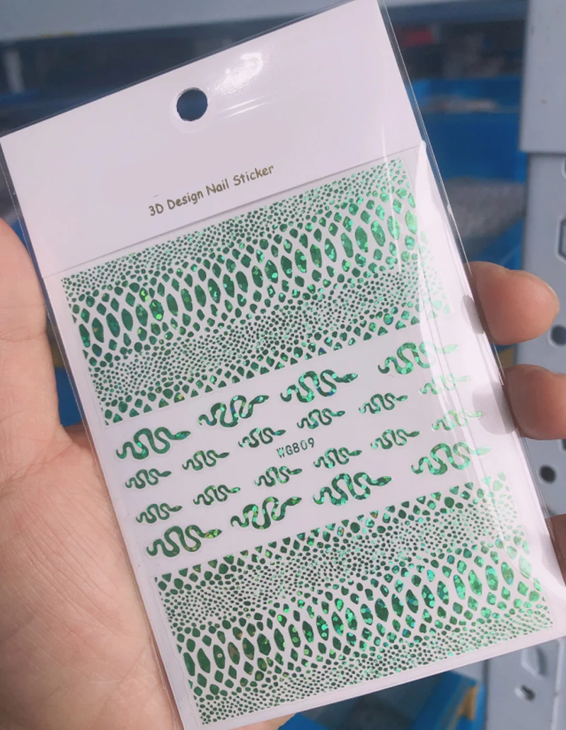2021 New 3D Bohemia Self-Adhesive Snake Skin Designer Laser Glitter Nails Stickers Acrylic Decorations Manicure Z0477
2021 New 3D Bohemia Self-Adhesive Snake Skin Designer Laser Glitter Nails Stickers Acrylic Decorations Manicure Z0477