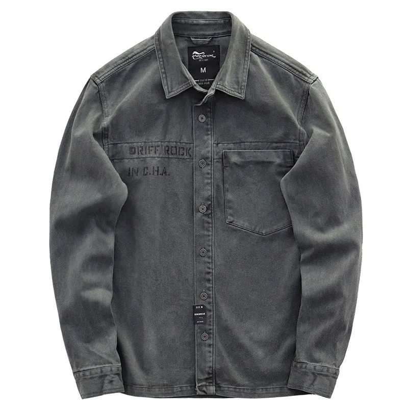 Brand 2022 Spring Autumn Long Sleeves New Cargo Khaki Green Collar Korea Style Military Shirt For Men's Harajuku Clothing
Brand 2022 Spring Autumn Long Sleeves New Cargo Khaki Green Collar Korea Style Military Shirt For Men's Harajuku Clothing