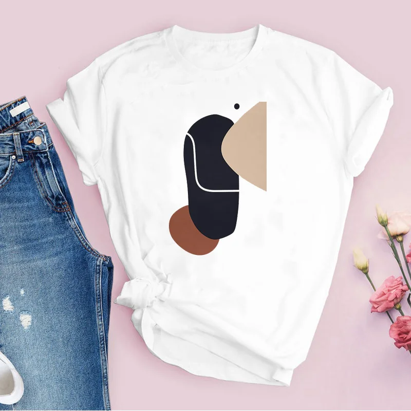Funny Basic Y2k Aesthetic T-Shirts With Short Sleeves Interested Geometry Art Printed Top Korean Fashion Style T-Shirts Summer
Funny Basic Y2k Aesthetic T-Shirts With Short Sleeves Interested Geometry Art Printed Top Korean Fashion Style T-Shirts Summer