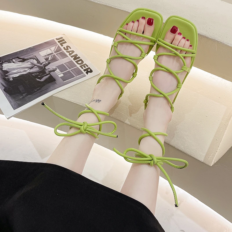 Lace-up sandals female 2021 summer flat-bottomed fairy wind bohemian floppy beach seaside vacation roman lace-up sandals
Lace-up sandals female 2021 summer flat-bottomed fairy wind bohemian floppy beach seaside vacation roman lace-up sandals