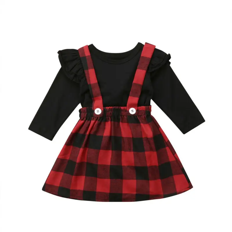 Newborn Toddler Spring Fall T-shirt+OVerall strap Dress Set Girls Floral Clothes Suits Baby Princess Christmas Outfits
Newborn Toddler Spring Fall T-shirt+OVerall strap Dress Set Girls Floral Clothes Suits Baby Princess Christmas Outfits