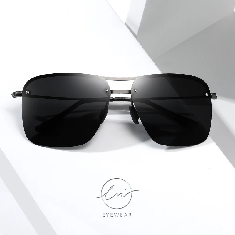 LM 2021 Semi-Rimless Men's Stretch Temples Design Alloy Sunglasses Polarized Brand New Vintage Women Sun Glasses Eyewear UV400
LM 2021 Semi-Rimless Men's Stretch Temples Design Alloy Sunglasses Polarized Brand New Vintage Women Sun Glasses Eyewear UV400