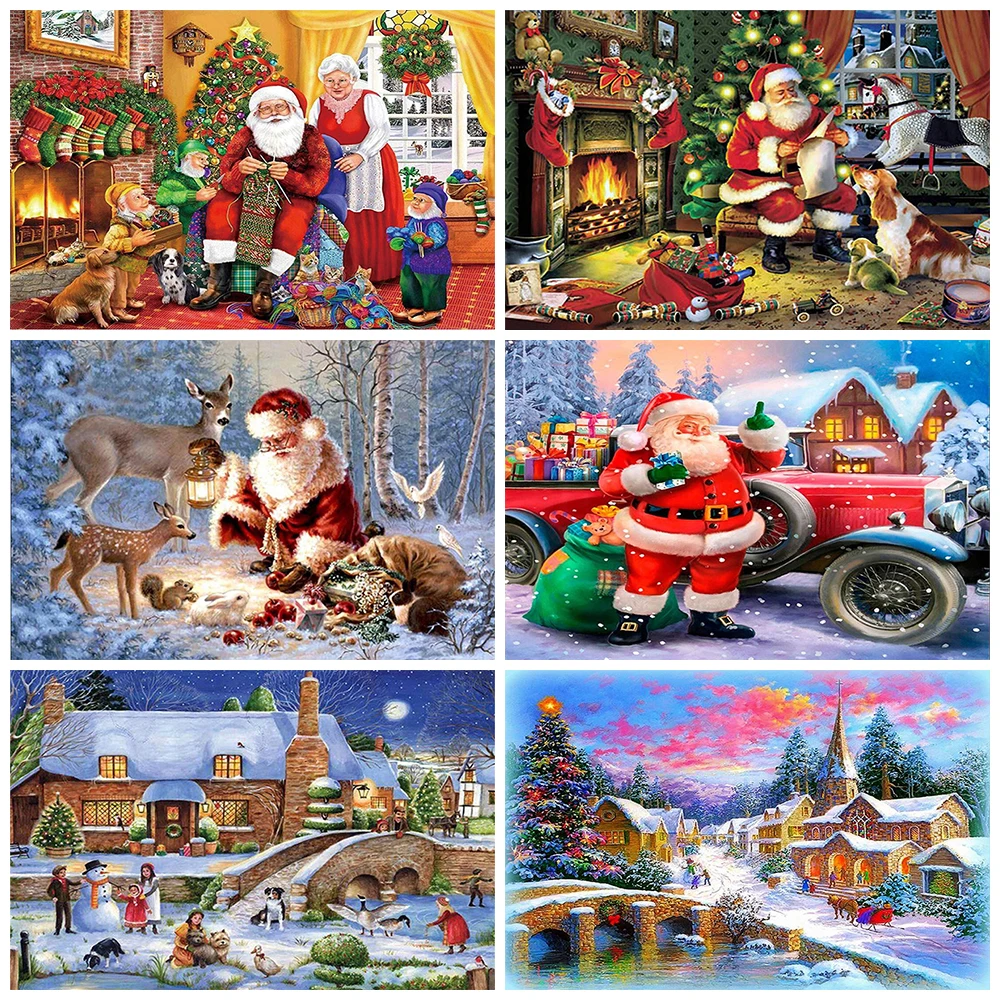 5D Diy Diamond Painting Santa Claus Diamond Mosaic Christmas Diamond Embroidery Christmas Winter Cross Stitch Home Decor Mural
5D Diy Diamond Painting Santa Claus Diamond Mosaic Christmas Diamond Embroidery Christmas Winter Cross Stitch Home Decor Mural
