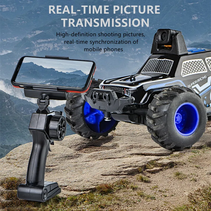 1:32 High-Speed RC Car 25KM/H WiFi Real-Time Video transmission Light Dual-Speed Switch APP Control Off-Road Remote Control Car
1:32 High-Speed RC Car 25KM/H WiFi Real-Time Video transmission Light Dual-Speed Switch APP Control Off-Road Remote Control Car