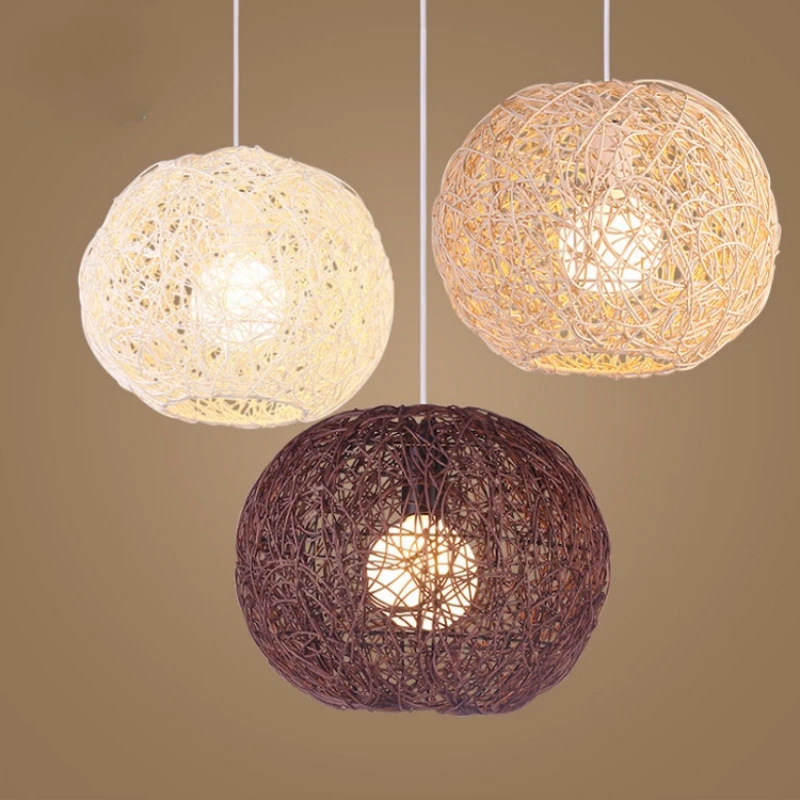 Modern Simple Pastoral Wicker Pendant Lights Beside Lamp For Study Balcony Bedroom Creative Personalized Coffee Restaurant Lamps
Modern Simple Pastoral Wicker Pendant Lights Beside Lamp For Study Balcony Bedroom Creative Personalized Coffee Restaurant Lamps