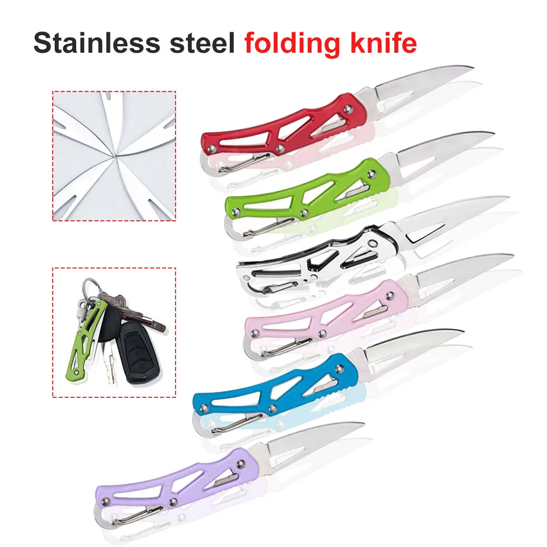 Stainless Steel Foldable Pocket Knife Mini Portable Folding Knife Fruit Cutter Practical Camping Outdoor Survival Tool
Stainless Steel Foldable Pocket Knife Mini Portable Folding Knife Fruit Cutter Practical Camping Outdoor Survival Tool