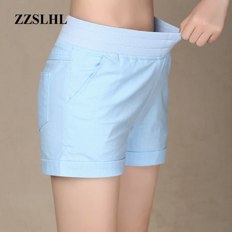 European and American BF summer wind female candy color high waist linen shorts women loose elastic waist shorts plus size
European and American BF summer wind female candy color high waist linen shorts women loose elastic waist shorts plus size