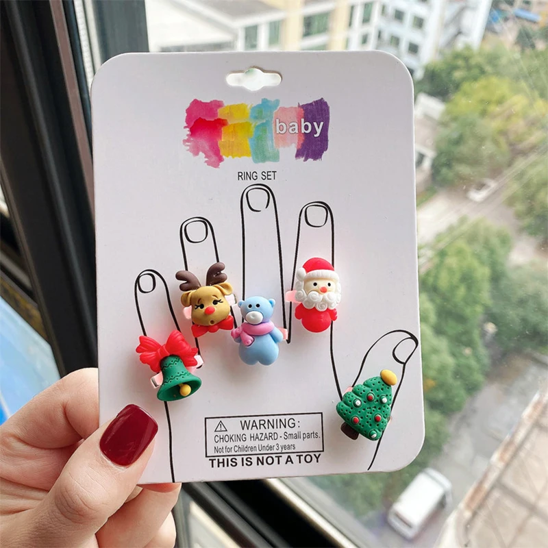 5PCS/SET New Rainbow Cartoon Children Rings Flower Animal Adjustable Resin Alloy Kids Ring for Party Play Rings Accessories
5PCS/SET New Rainbow Cartoon Children Rings Flower Animal Adjustable Resin Alloy Kids Ring for Party Play Rings Accessories