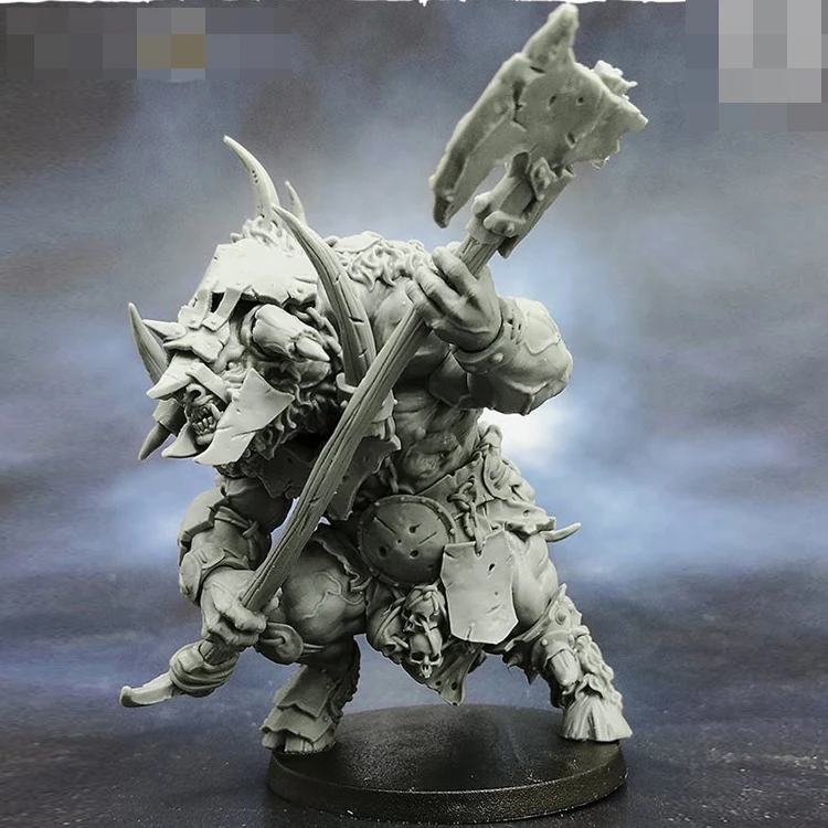 55mm Brute Minotaur, Resin Model figure GK, Fantasy theme, Animal warrior, Unassembled and unpainted kit
55mm Brute Minotaur, Resin Model figure GK, Fantasy theme, Animal warrior, Unassembled and unpainted kit