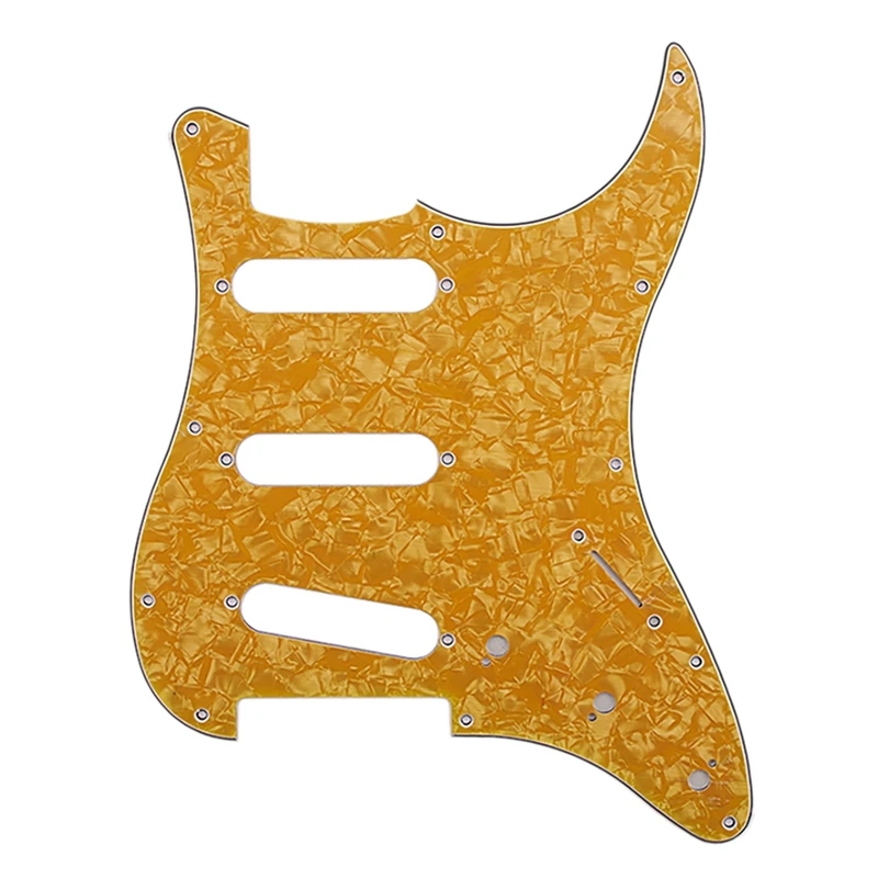 11 Holes Electric Guitar Pickguard SSS Strat Guitar Scratch Plate & Screws For ST Style Guitar Parts Replacement
11 Holes Electric Guitar Pickguard SSS Strat Guitar Scratch Plate & Screws For ST Style Guitar Parts Replacement