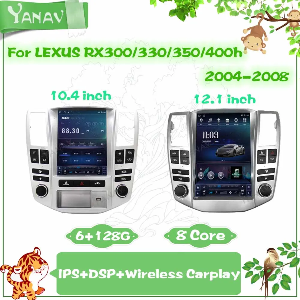 Car Radio For Lexus RX RX300 RX330 RX350 RX400 2002-2008 Android 2 Din Auto Video Stereo Receive GPS Navigation Carplay Player
Car Radio For Lexus RX RX300 RX330 RX350 RX400 2002-2008 Android 2 Din Auto Video Stereo Receive GPS Navigation Carplay Player