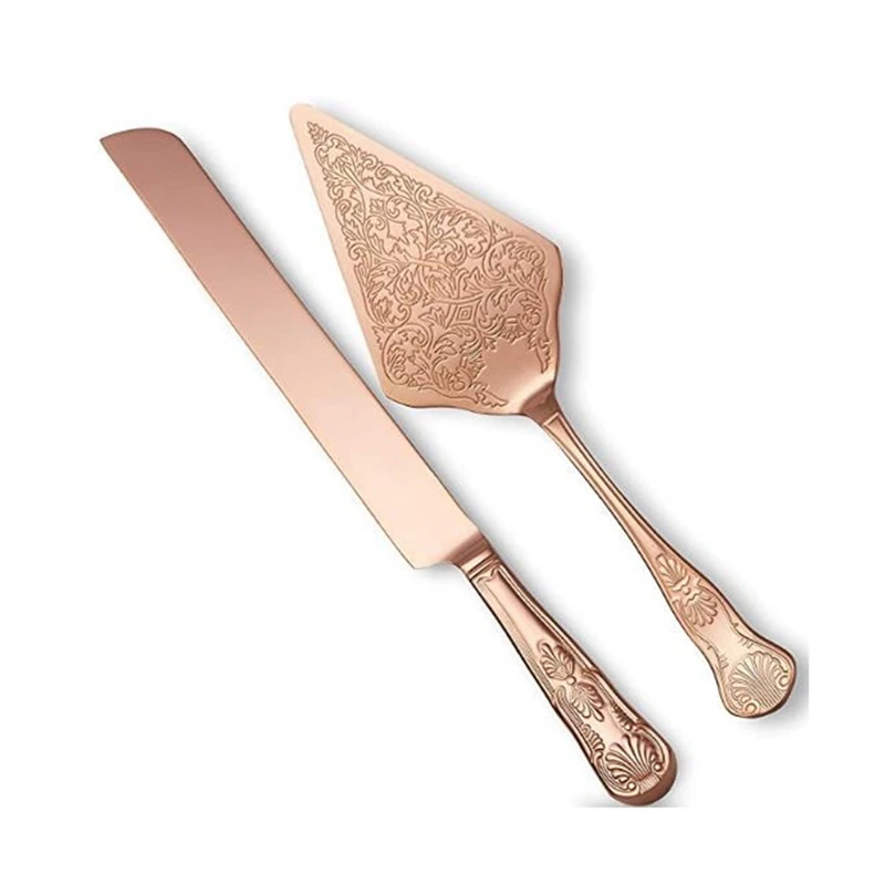 Cake Knife And Server Set - Stainless Steel Serving Utensils For Wedding, Party
Cake Knife And Server Set - Stainless Steel Serving Utensils For Wedding, Party
