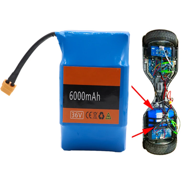 GTF 36V 6AH balance scooter battery pack 36V 6000mAh high drainage 2 wheel electric scooter balance battery
GTF 36V 6AH balance scooter battery pack 36V 6000mAh high drainage 2 wheel electric scooter balance battery