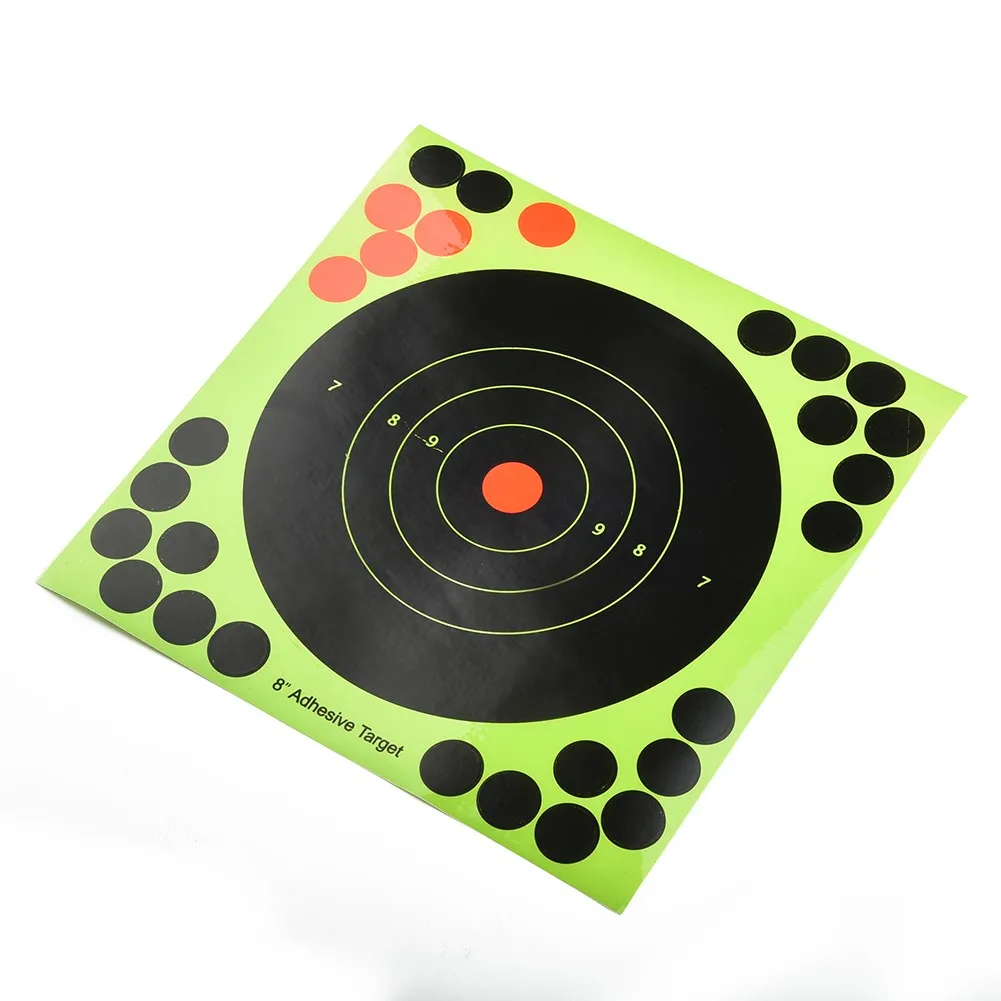 50pcs Paper Target Stickers Adhesive Reactivity Shoot Targets 8x8inch Outdoor Shooting Practice Hunting Training Accessories
50pcs Paper Target Stickers Adhesive Reactivity Shoot Targets 8x8inch Outdoor Shooting Practice Hunting Training Accessories