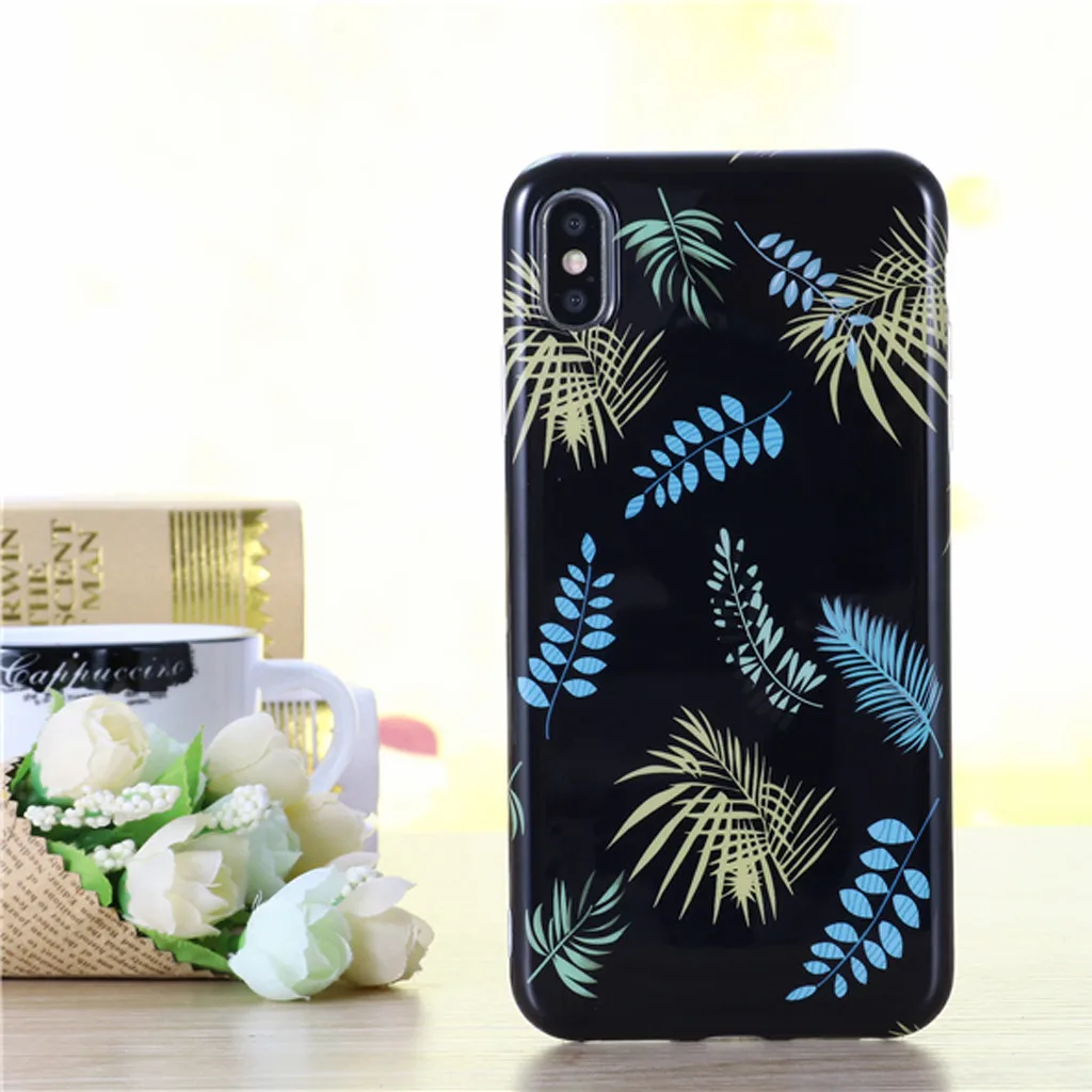 Для iPhone XR 6 1 дюймов ударопрочный цветок милые девушки чехол для телефона крышка