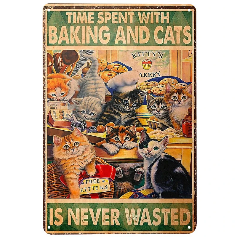 Time Spent With Baking printed Metal Signs Retro Tin Signs Funny Poster Decor for Bar Pub Club Decoration for Living Room Home
Time Spent With Baking printed Metal Signs Retro Tin Signs Funny Poster Decor for Bar Pub Club Decoration for Living Room Home