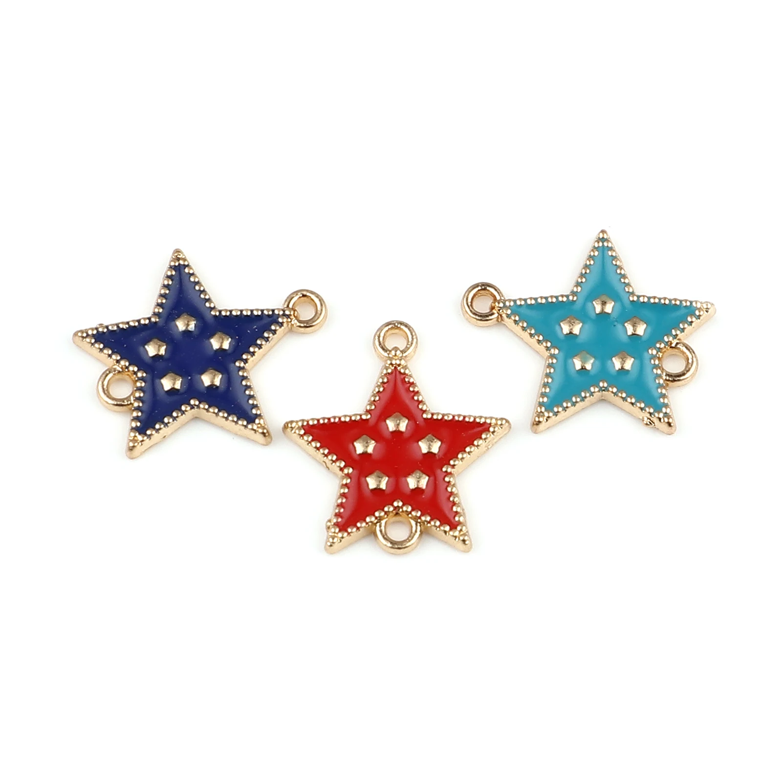 Разъемы Galaxy DoreenBeads из цинкового сплава, позолоченные эмалевые цветные разъемы со звездами для самодельных браслетов 19 мм x 17 мм, 10 шт.
Разъемы Galaxy DoreenBeads из цинкового сплава, позолоченные эмалевые цветные разъемы со звездами для самодельных браслетов 19 мм x 17 мм, 10 шт.
