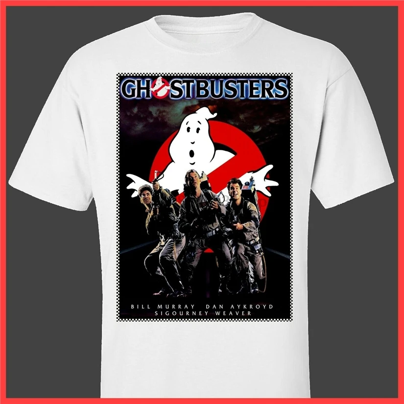 Ghostbusters Футболка с принтом S M L Xl 2Xl 3Xl 1980S постер фильма Новинка футболки Забавные