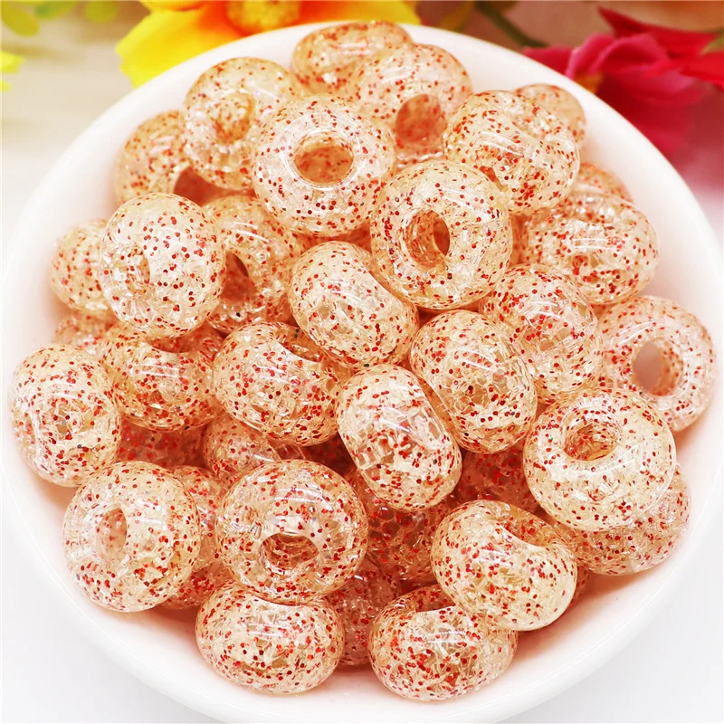 10Pcs Sand Pony Seed Beads Color Glitter European Rondelle Large Hole Crackle Spacer Beads Without Metal Core Fit DIY Bracelet
10Pcs Sand Pony Seed Beads Color Glitter European Rondelle Large Hole Crackle Spacer Beads Without Metal Core Fit DIY Bracelet