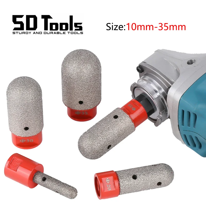 10-35mm M14 Thread Vacuum Brazed Diamond Finger Bits Mill For Marble Granite Ceramic Tile Angle Grinder Milling Tools Kits
10-35mm M14 Thread Vacuum Brazed Diamond Finger Bits Mill For Marble Granite Ceramic Tile Angle Grinder Milling Tools Kits