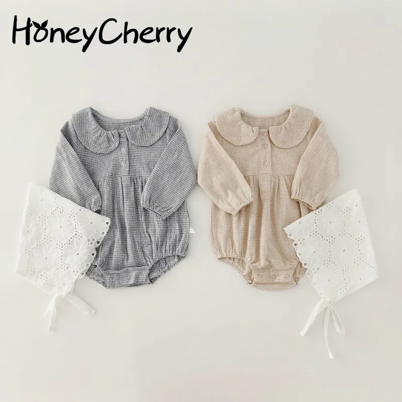 Spring Baby Bodysuit New Baby Girl Lapel Long Sleeve Hardcover Cotton One Piece Creeper Baby Girl Clothes
Spring Baby Bodysuit New Baby Girl Lapel Long Sleeve Hardcover Cotton One Piece Creeper Baby Girl Clothes