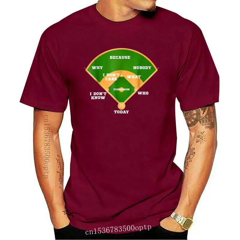 New 2021 Fashion Men T shirt Who s on First Baseball Diamond Fielding Card T Shirt
New 2021 Fashion Men T shirt Who s on First Baseball Diamond Fielding Card T Shirt