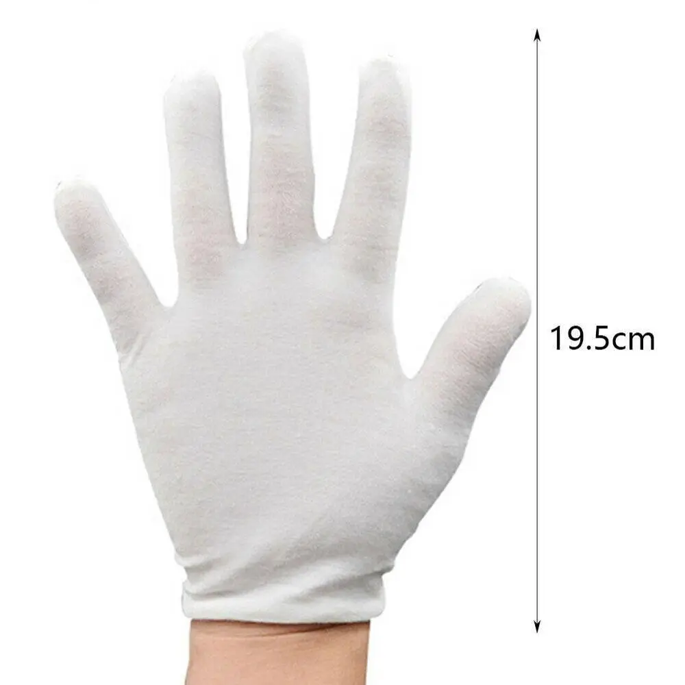 12 pairs/lot White 100% Cotton Ceremonial gloves For male / female Waiters/drivers/Jewelry Gloves Serving B4K5
12 pairs/lot White 100% Cotton Ceremonial gloves For male / female Waiters/drivers/Jewelry Gloves Serving B4K5