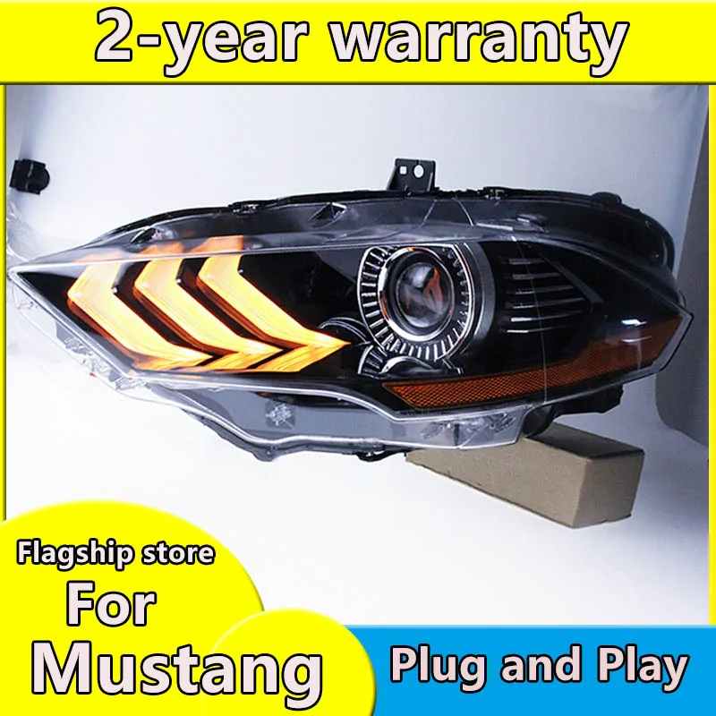 Full LED Head Lamp for Mustang Headlights 2017 2018 2019 Mustang Front Lamp with LED dynamic turn signal
Full LED Head Lamp for Mustang Headlights 2017 2018 2019 Mustang Front Lamp with LED dynamic turn signal