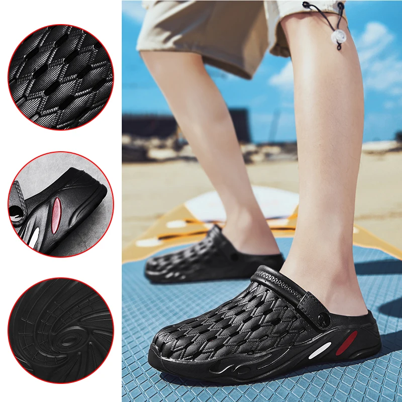 WOTTE Slippers Men Summer Men Clogs Quick Dry Casual Home Slippers Couple Shoes Beach sandalias hombre Bathroom Slides Men
WOTTE Slippers Men Summer Men Clogs Quick Dry Casual Home Slippers Couple Shoes Beach sandalias hombre Bathroom Slides Men