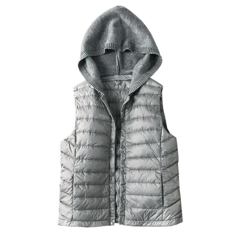 FOR Fashion New Autumn Winter Down Vest Women Jacket Korean Hooded Sleeveless Coat Plus Size Slim Warm Ladies Waistcoat 3XL
FOR Fashion New Autumn Winter Down Vest Women Jacket Korean Hooded Sleeveless Coat Plus Size Slim Warm Ladies Waistcoat 3XL