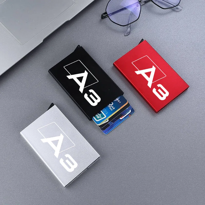 For A3 Anti-theft ID Credit Card Holder Aluminium Metal Wallets Credit Card Box Rfid Wallet Metal Case Porte Carte
For A3 Anti-theft ID Credit Card Holder Aluminium Metal Wallets Credit Card Box Rfid Wallet Metal Case Porte Carte
