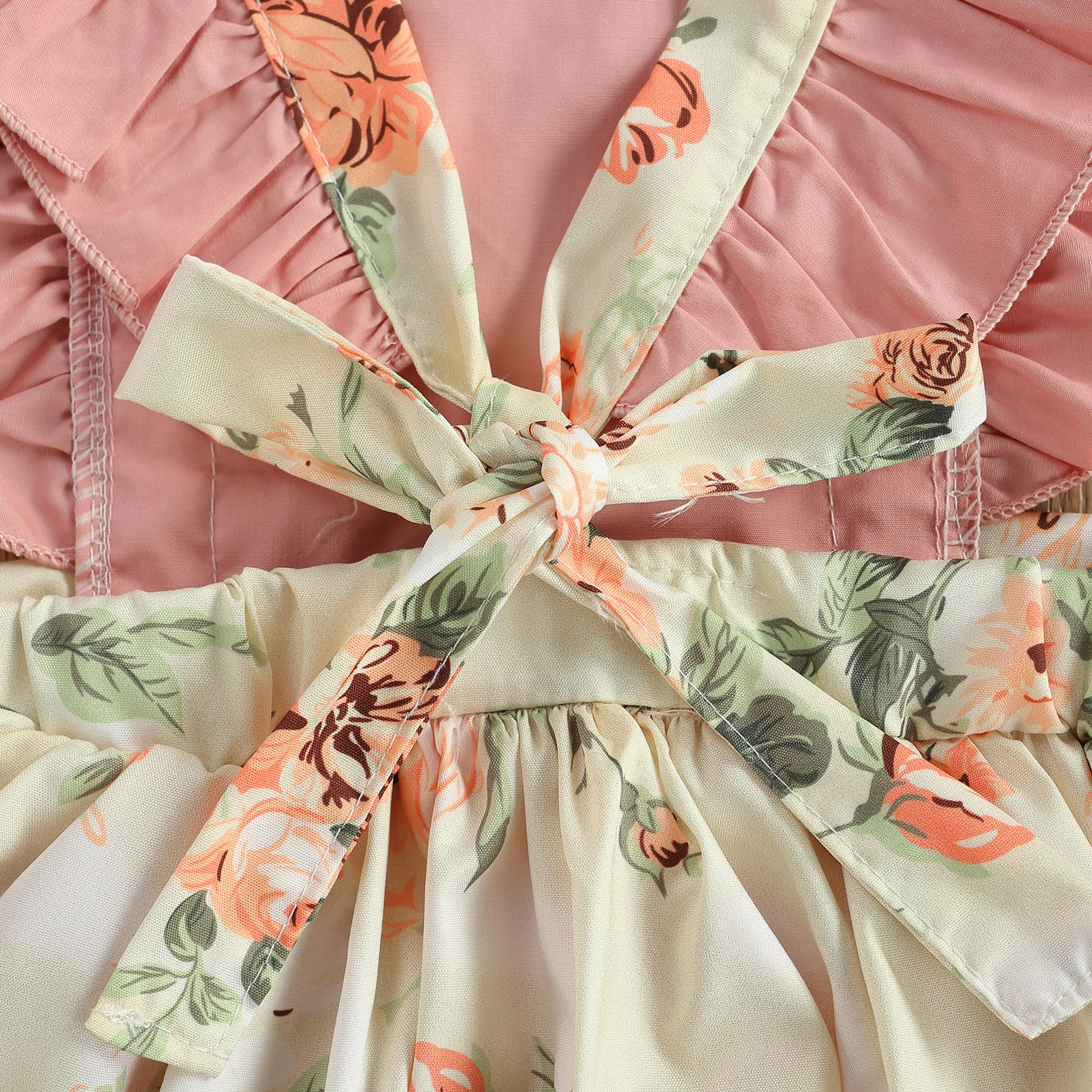 2Pcs Newborn Baby Girls Romper Dress Fly Sleeve Square Neck Floral Print Headband Infant Toddler Summer Romper Clothing 0-24M
2Pcs Newborn Baby Girls Romper Dress Fly Sleeve Square Neck Floral Print Headband Infant Toddler Summer Romper Clothing 0-24M