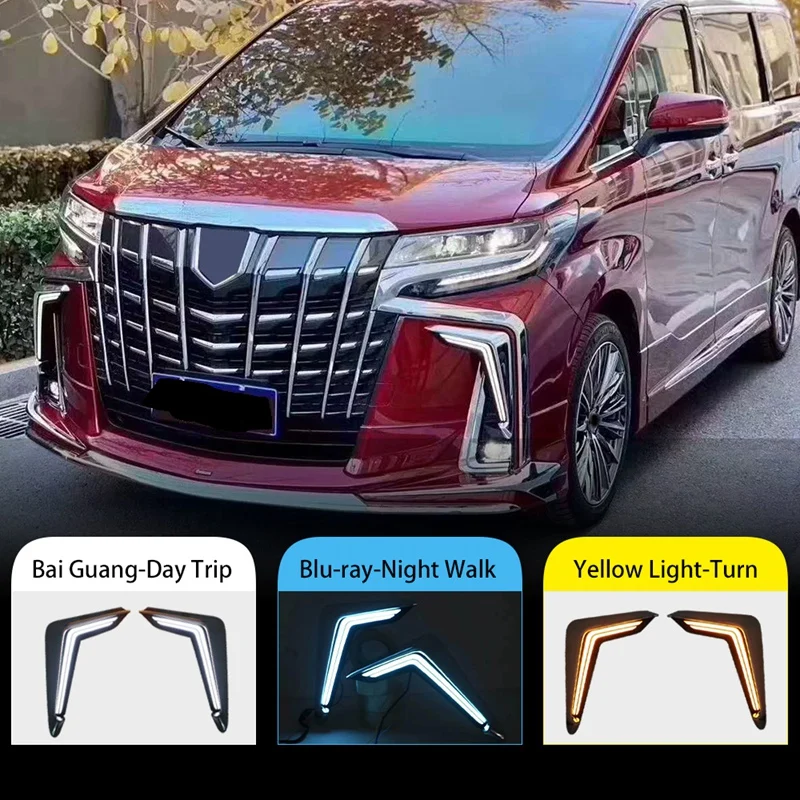 2Pcs for Toyota Alpha Alfa-Romeo 2019-2020 with Yellow and Blue Three-Color Daytime Running Lights
2Pcs for Toyota Alpha Alfa-Romeo 2019-2020 with Yellow and Blue Three-Color Daytime Running Lights