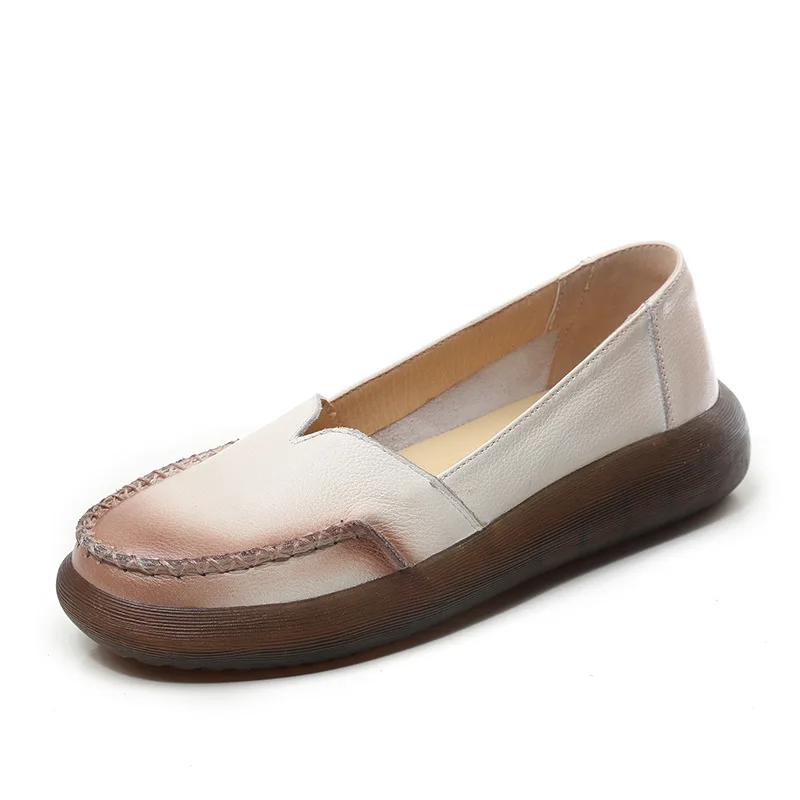Spring 2021 New Retro Mori leather one foot lazy shoes handmade soft soled pregnant women flat sole single shoes large size
Spring 2021 New Retro Mori leather one foot lazy shoes handmade soft soled pregnant women flat sole single shoes large size