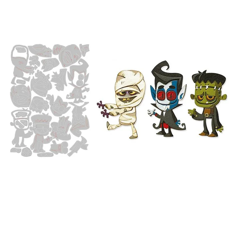 Vampire Mummy Character Fancy Dress Party Metal Cutting Die Scrapbook Embossed Paper Card Album Craft Template
Vampire Mummy Character Fancy Dress Party Metal Cutting Die Scrapbook Embossed Paper Card Album Craft Template